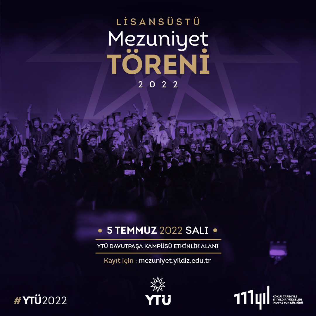YTÜ Lisansüstü Mezuniyet Töreni