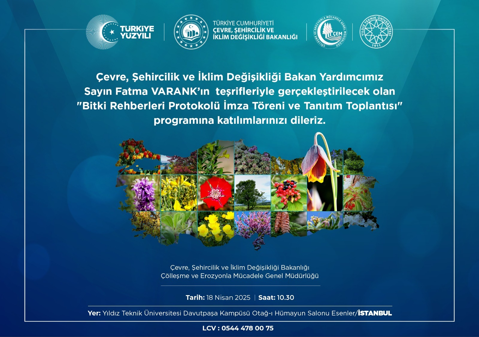 YTÜ’de şehirlere özel 'Bitki Rehberleri' tanıtılacak
